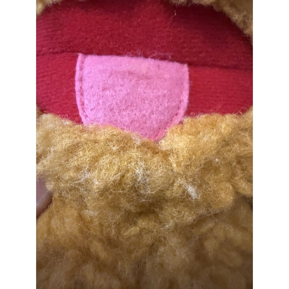 Vintage 1987 Muppets Baby Fozzie Bear Plush Christmas 8" Tall Stuffed Animal - Picture 7 of 8
